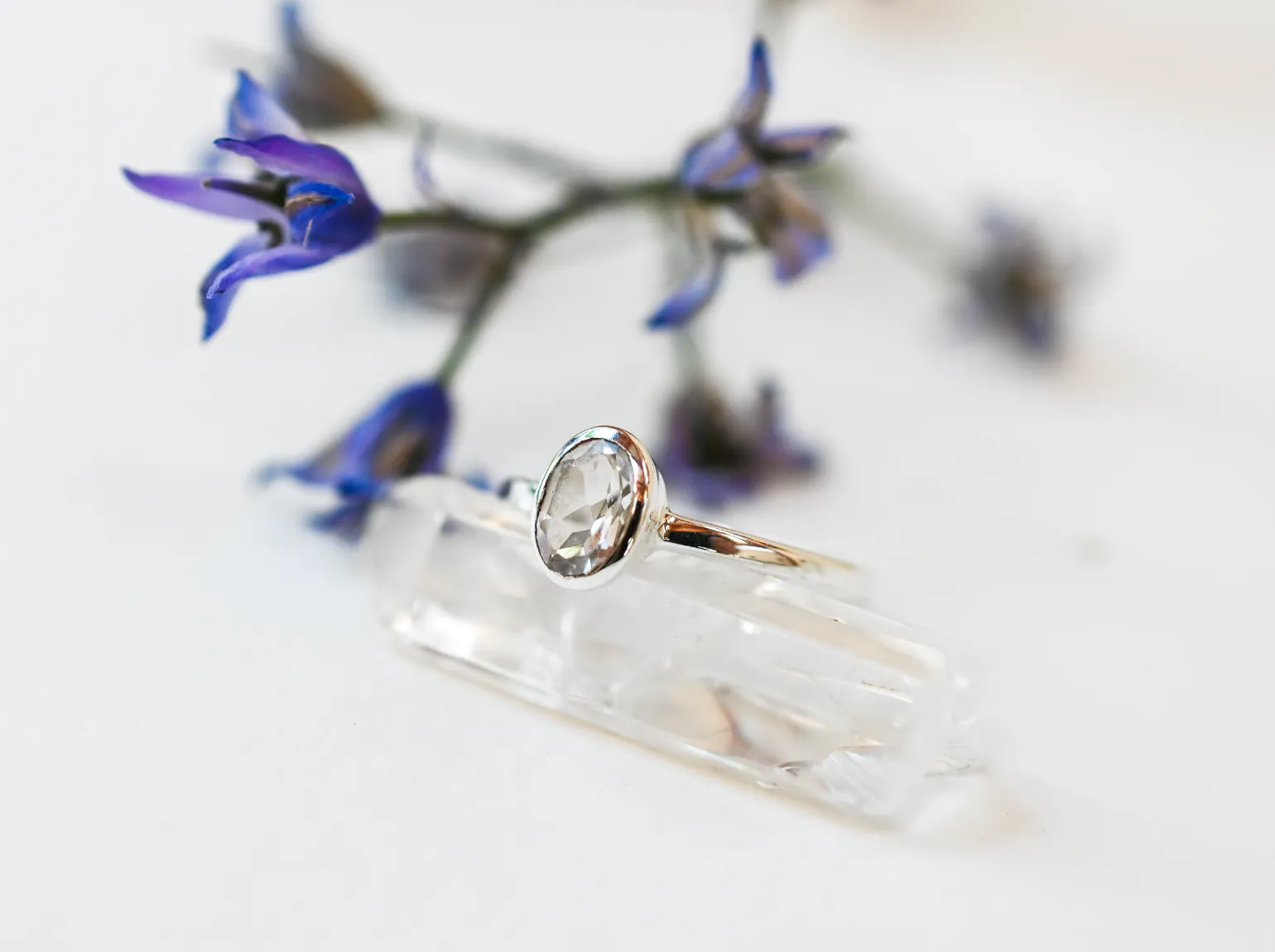 Diamond Wild at Birth Ring - April
