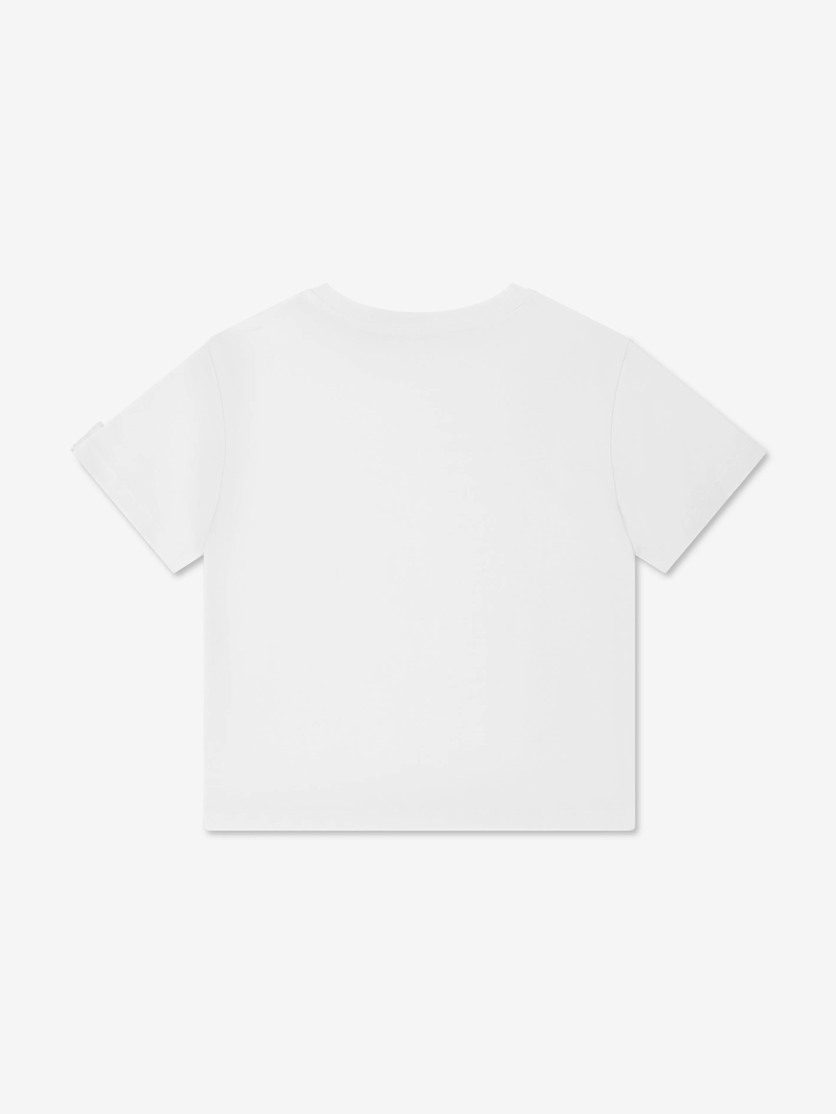 Dolce & Gabbana Boys Logo Print T-Shirt in White