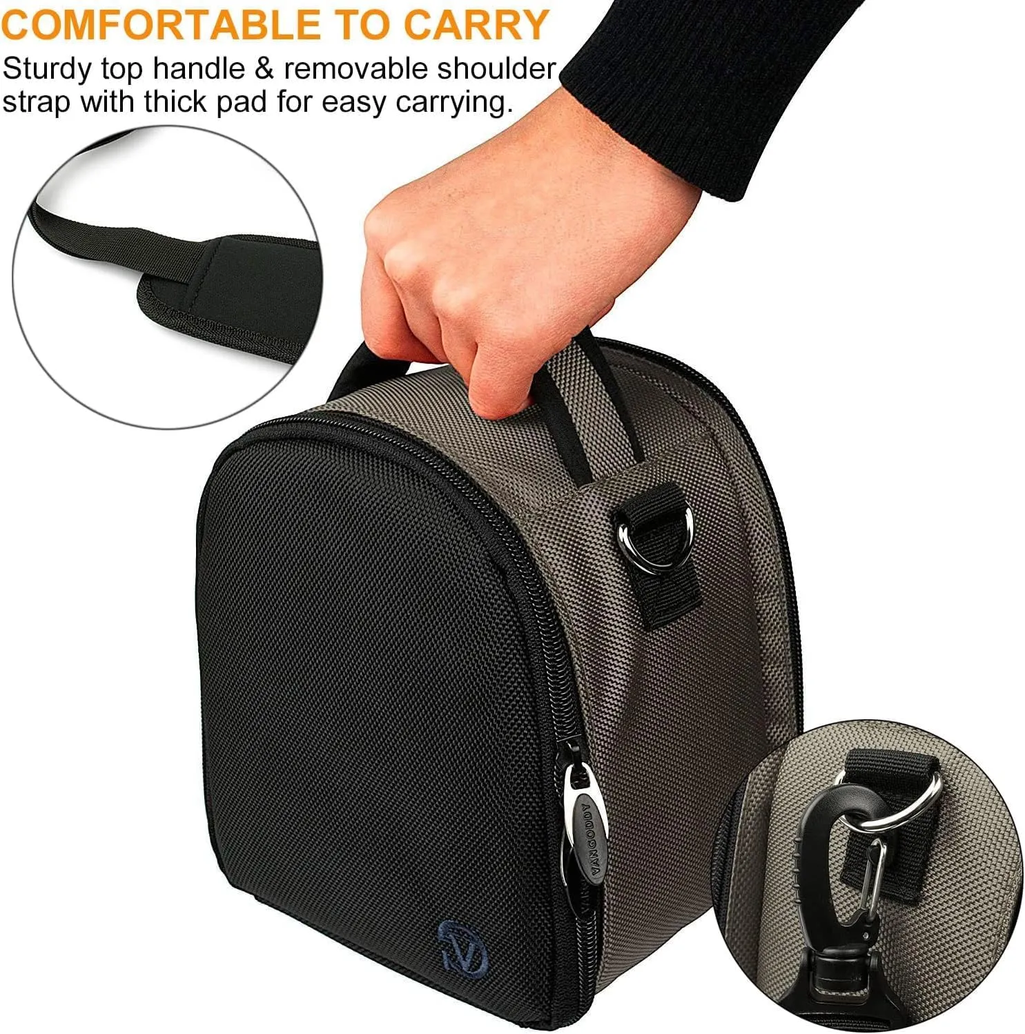eBigValue DSLR SLR Camera Shoulder Bag Case Compatible With X-T3 X-T10 X100F X100VI X100VS9900 S9800 S8650, Instax Mini 9, 8, 70