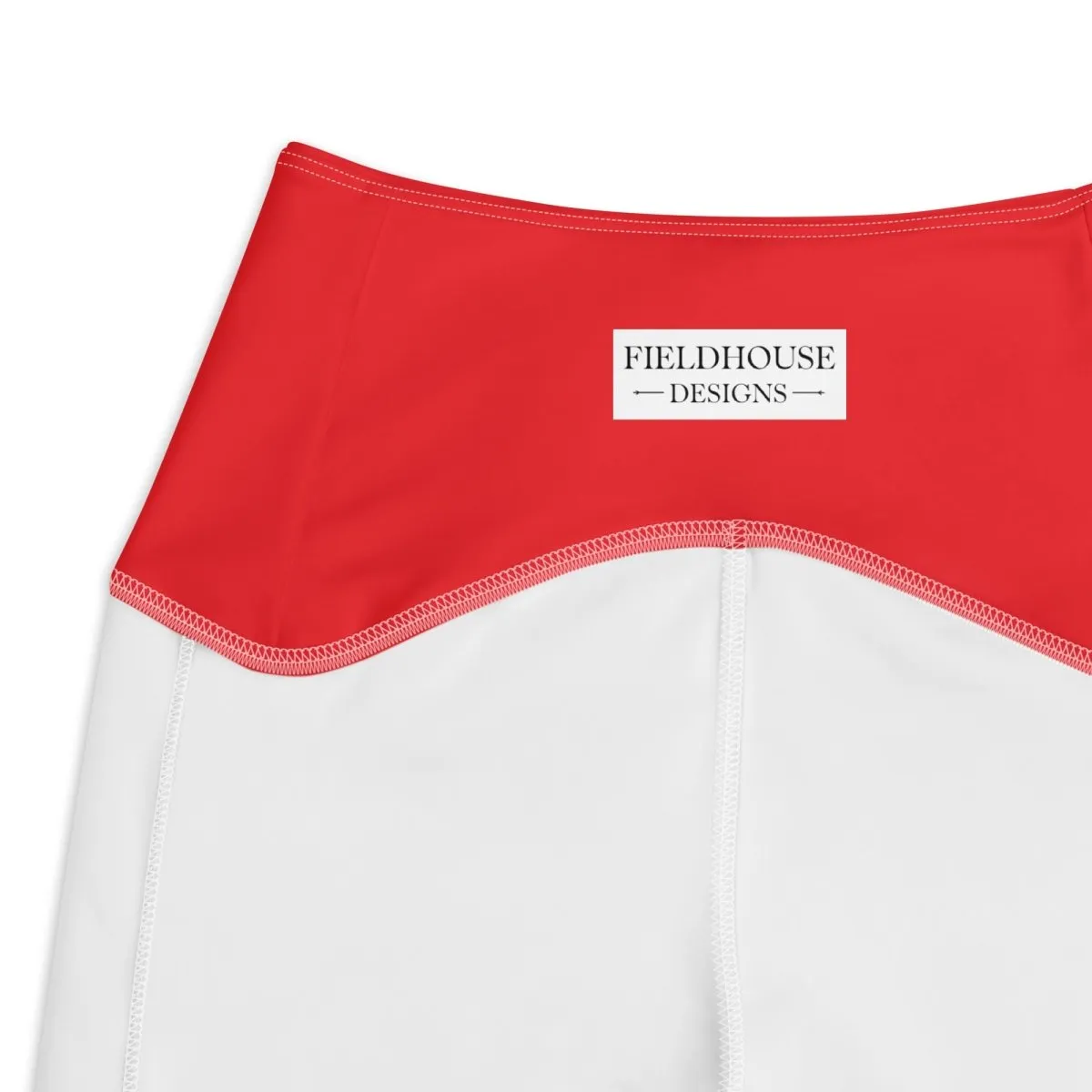 Eco-friendly Pocket Leggings for Women | 2XS-6XL | Sustainable Activewear | Cherry Red