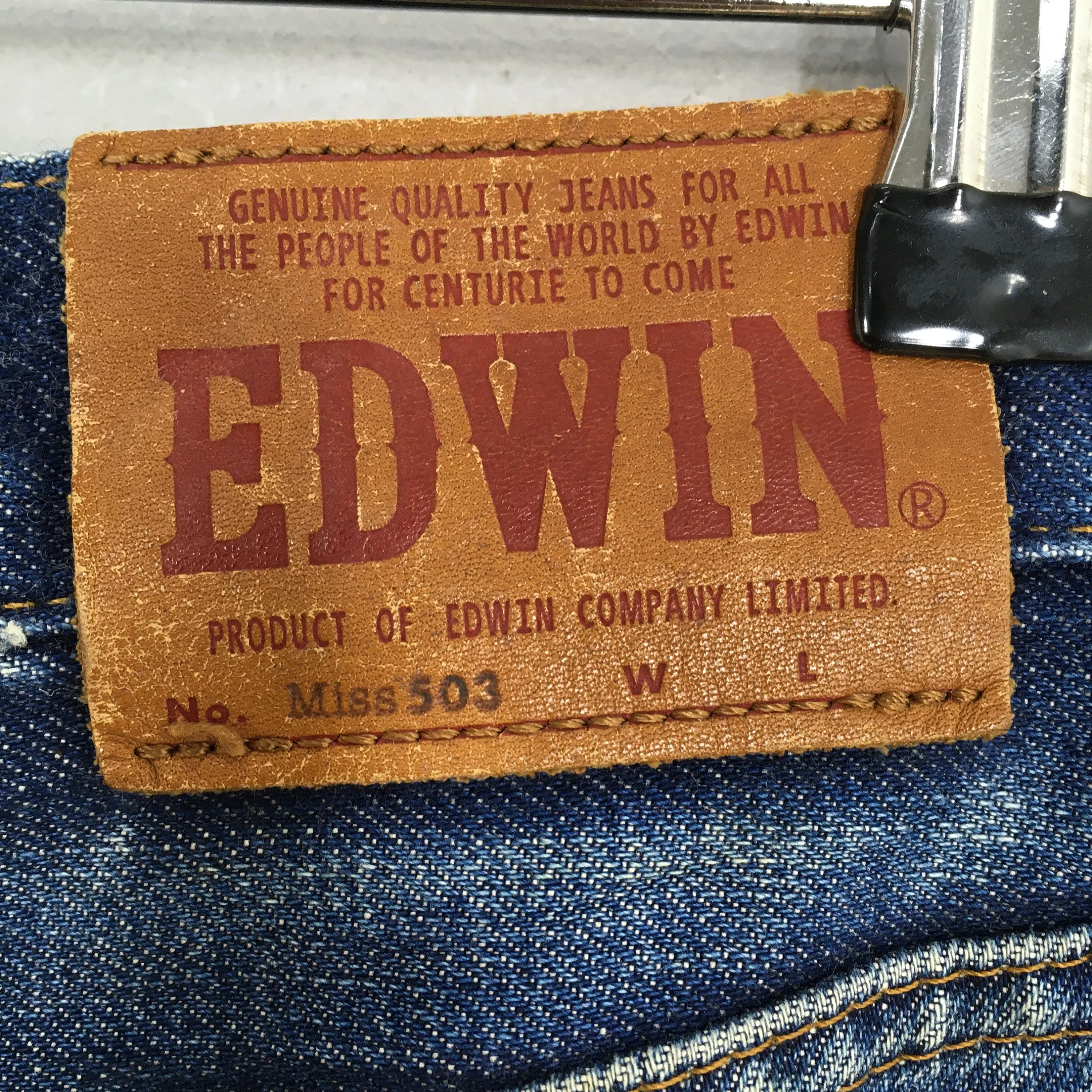 Edwin Classic Stonewash Distressed Jeans Size 27x27.5