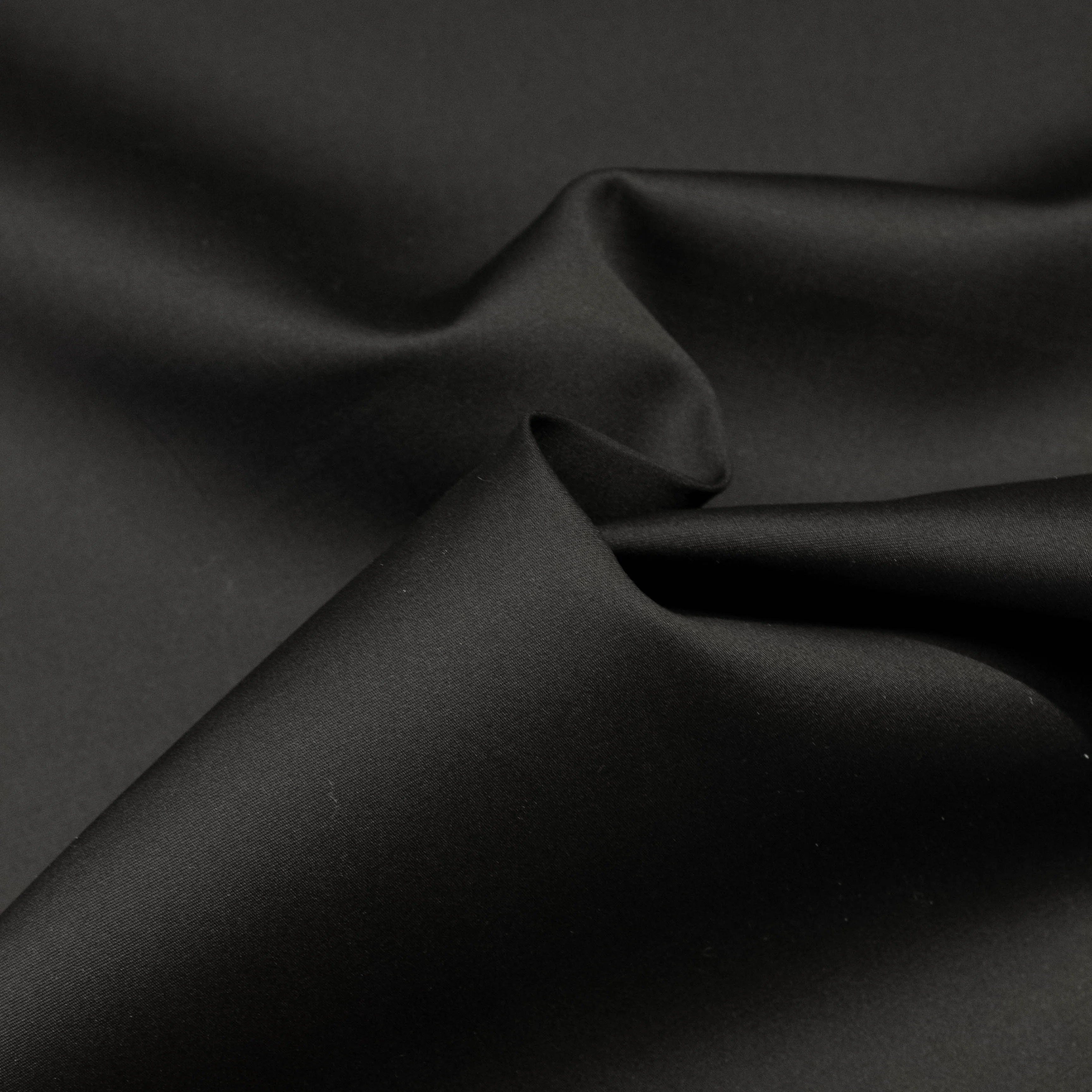 Ersa Black Cotton Sateen