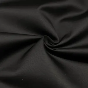 Ersa Black Cotton Sateen
