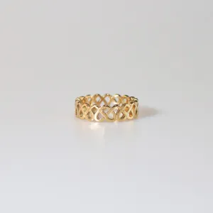 Eternal Heart Band Ring