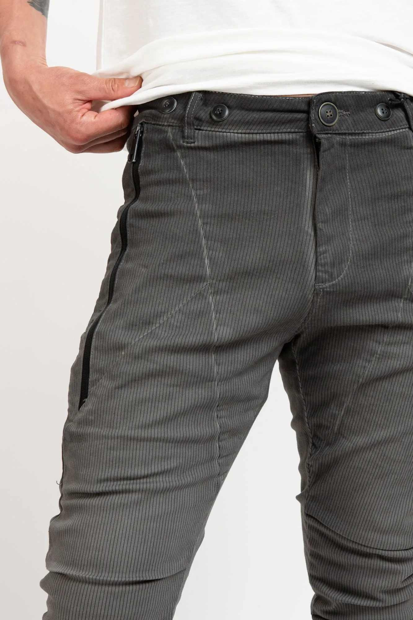 Expent Jeans - Pinstripe Grey