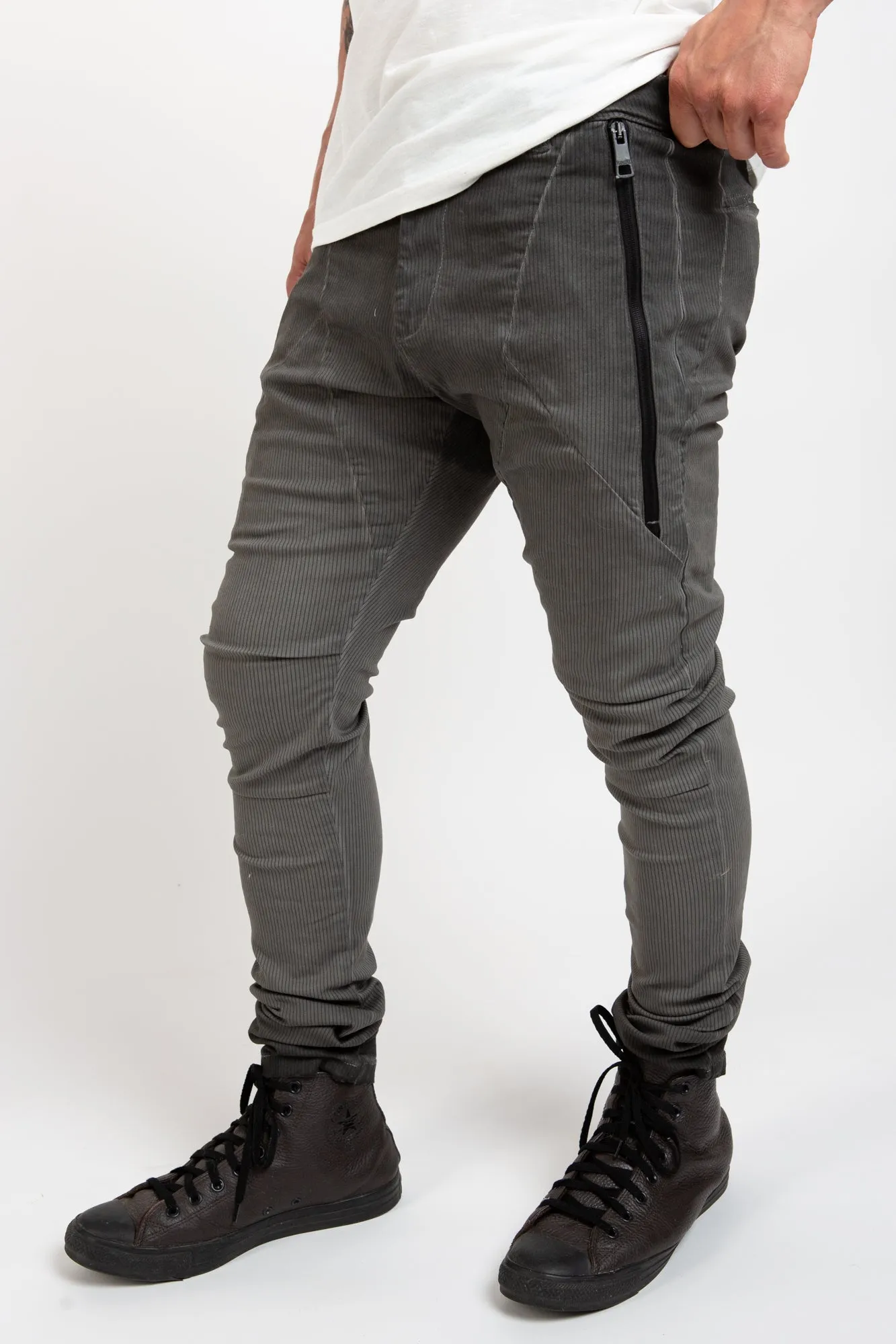 Expent Jeans - Pinstripe Grey