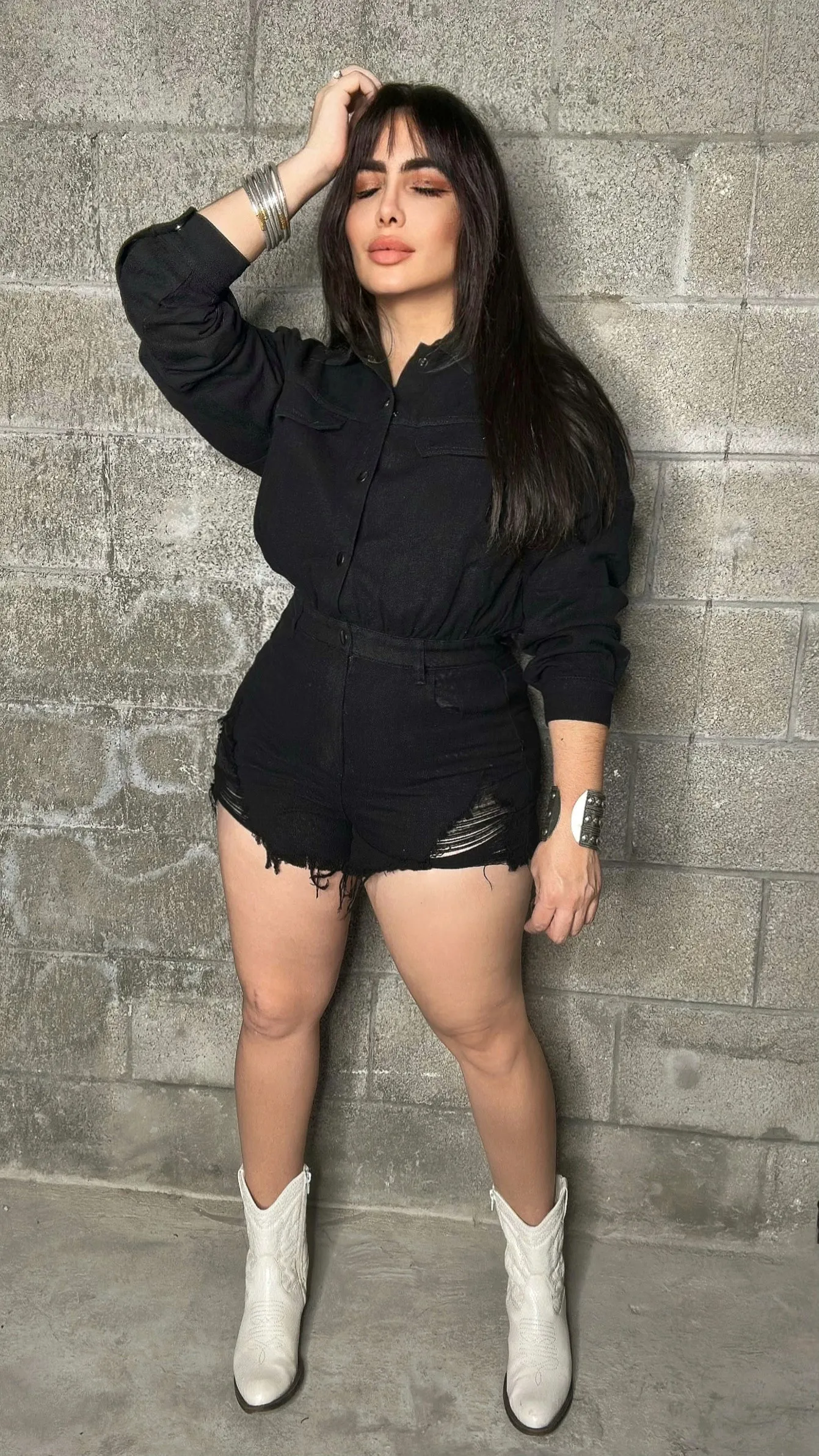 Fabiana Denim Romper