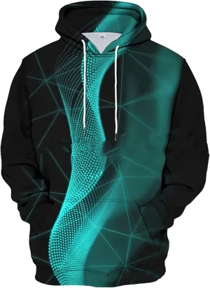 Fall Sweatshirts For Men Fashion 3D Print Hoodies Graphic Long Sleeve Pullover Athletic Winter Drawstring Hoodies