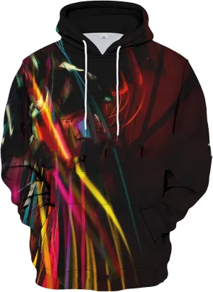 Fall Sweatshirts For Men Fashion 3D Print Hoodies Graphic Long Sleeve Pullover Athletic Winter Drawstring Hoodies