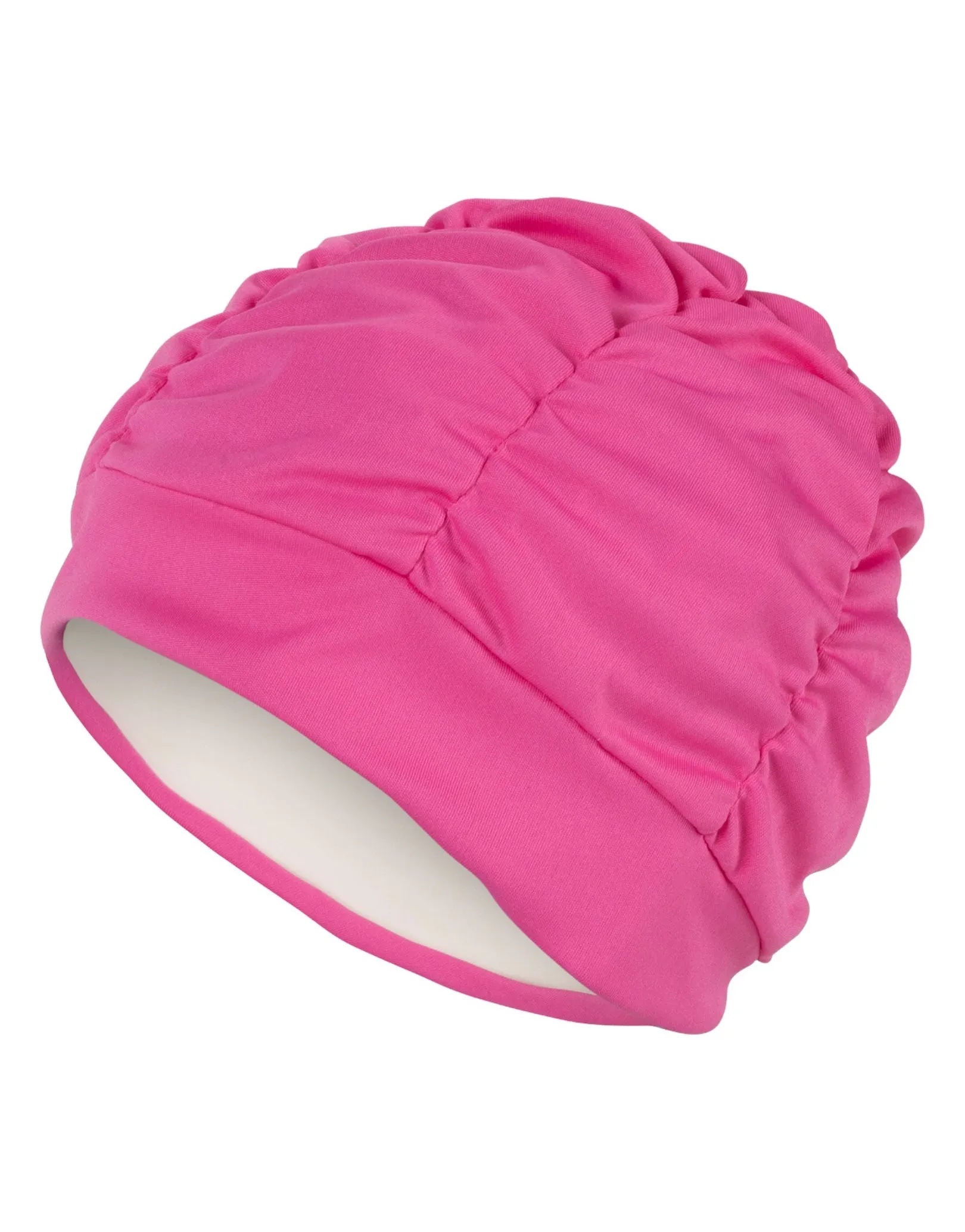 Fashy Pleated Fabric Swim Cap