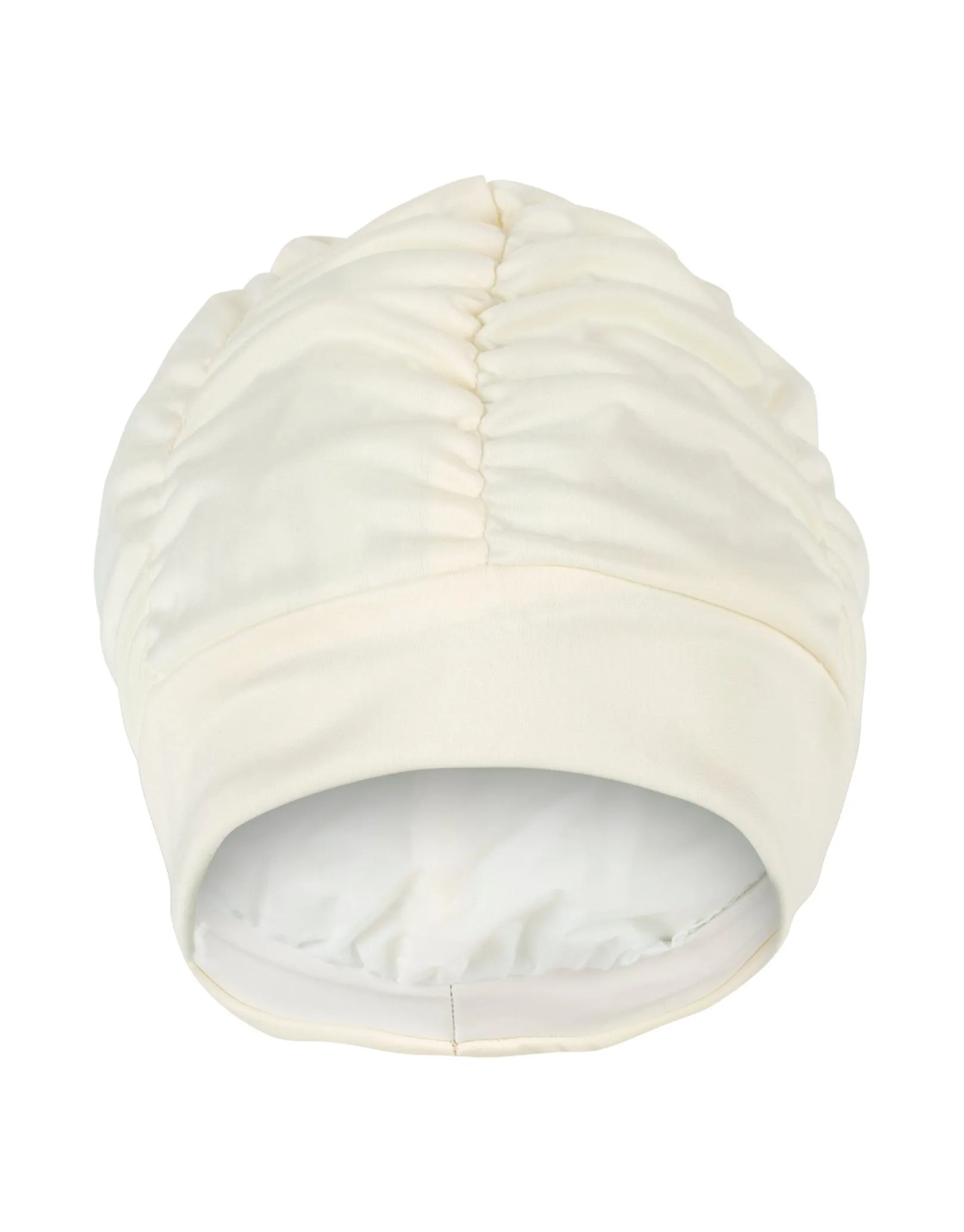 Fashy Pleated Fabric Swim Cap