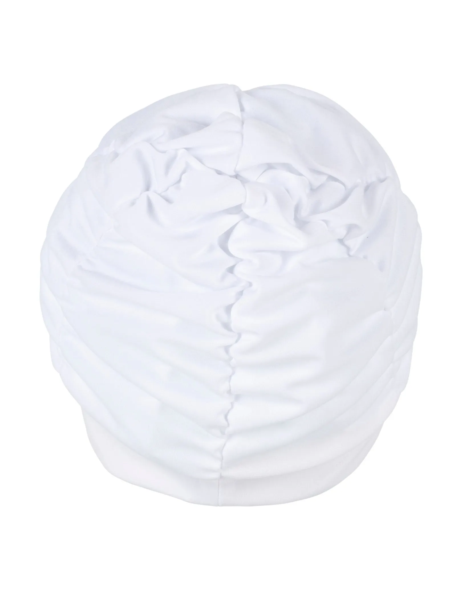 Fashy Pleated Fabric Swim Cap