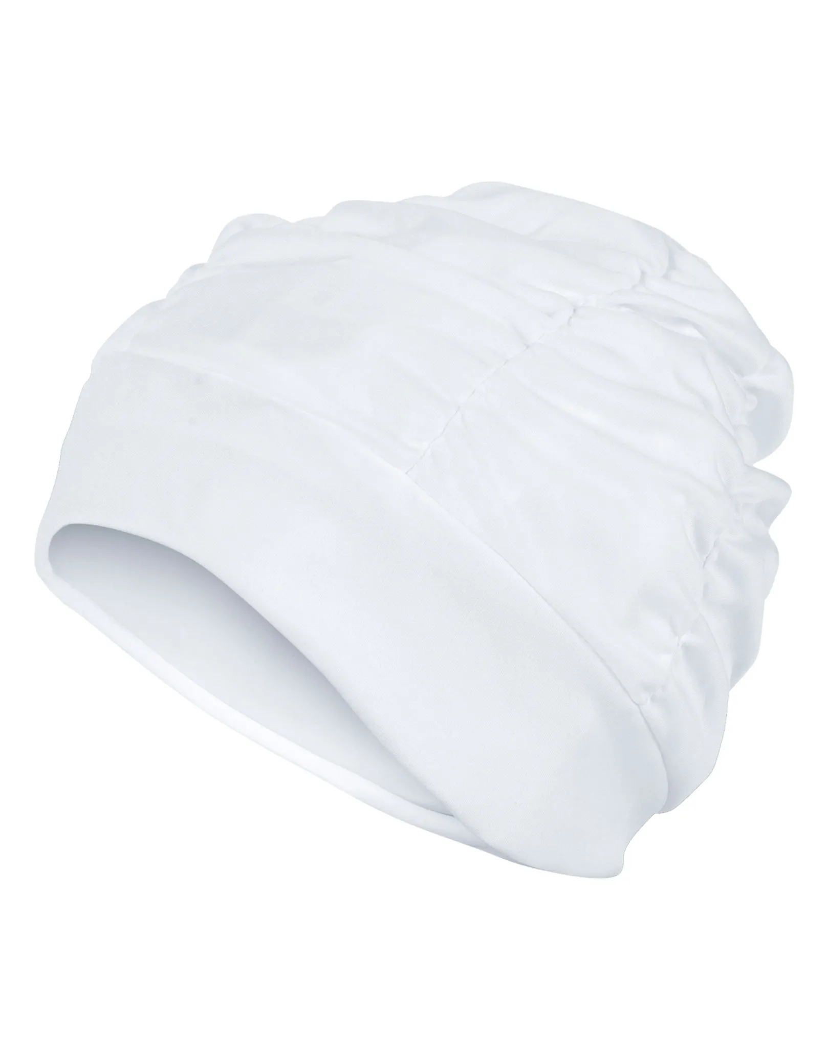 Fashy Pleated Fabric Swim Cap
