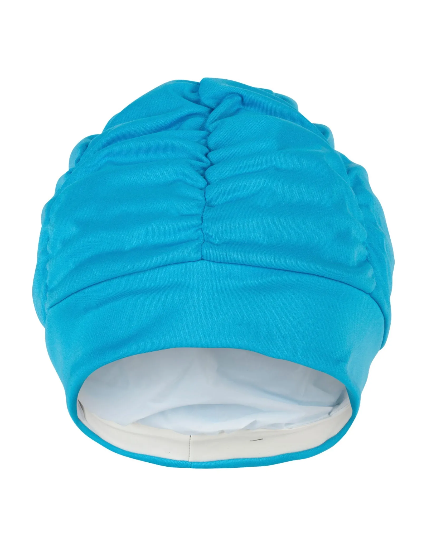 Fashy Pleated Fabric Swim Cap