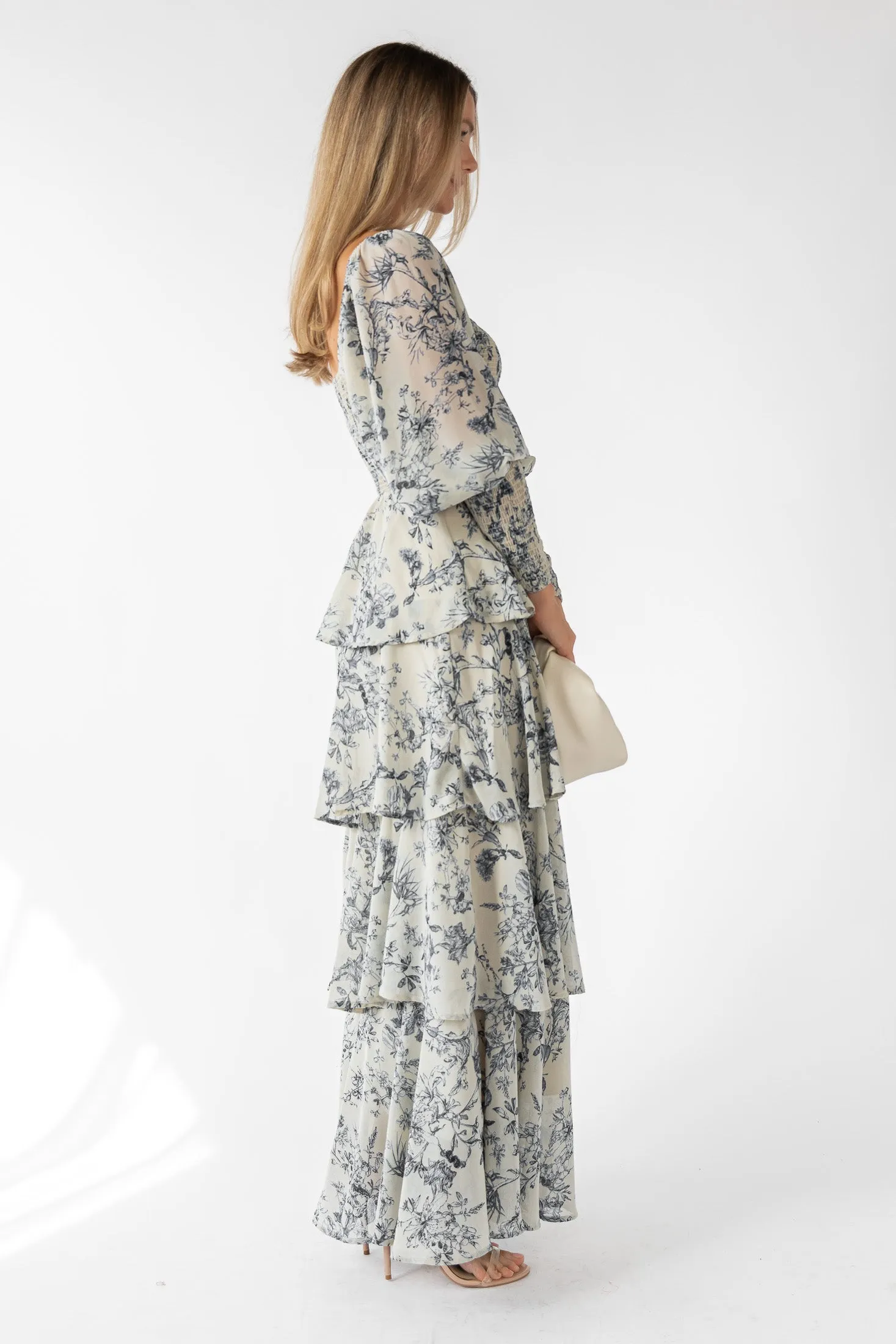 Florence Floral Tiered Maxi Dress - Final Sale