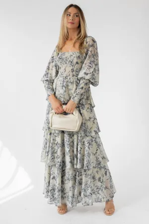 Florence Floral Tiered Maxi Dress - Final Sale