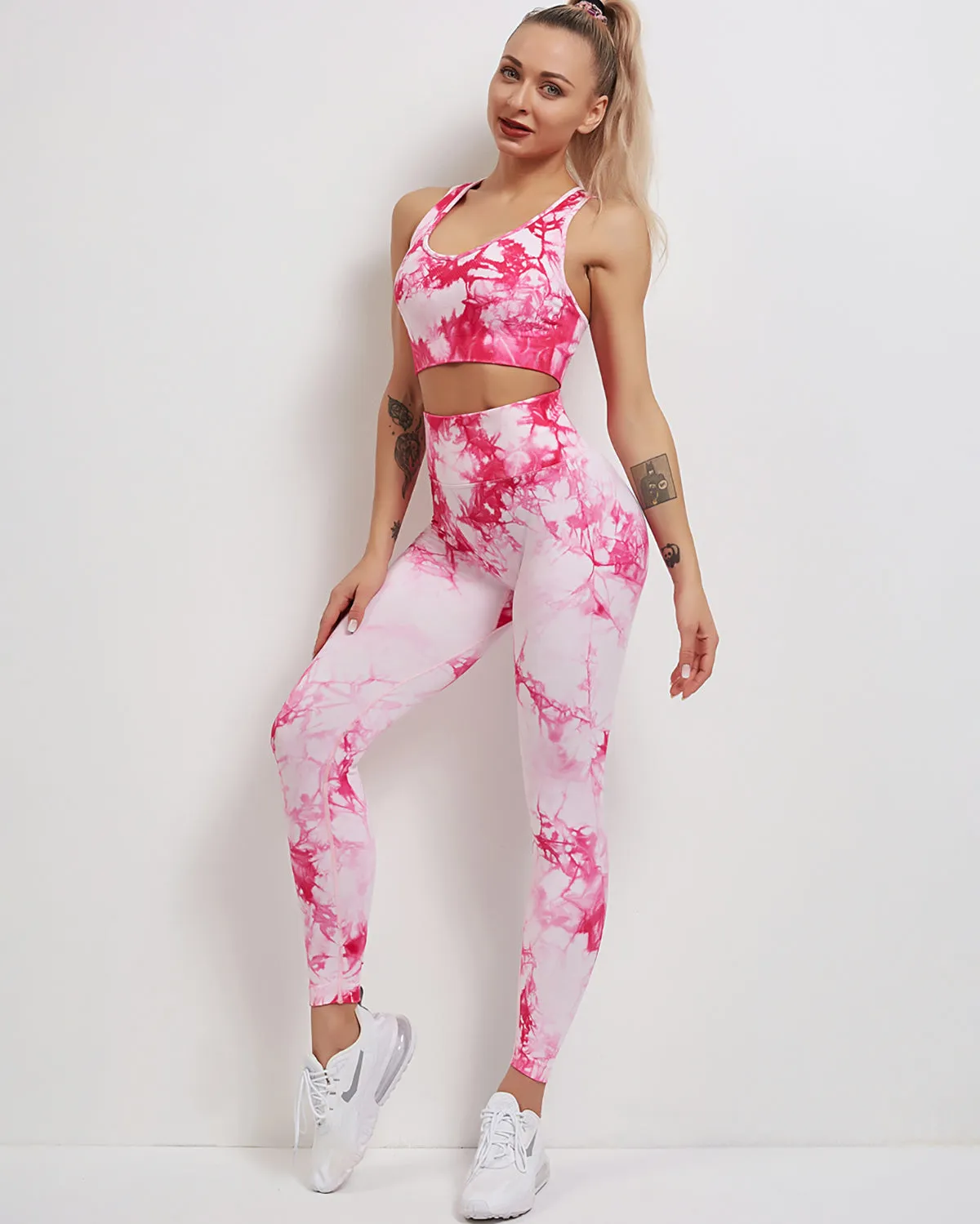 Fojo Dye Sports Bra - Pink