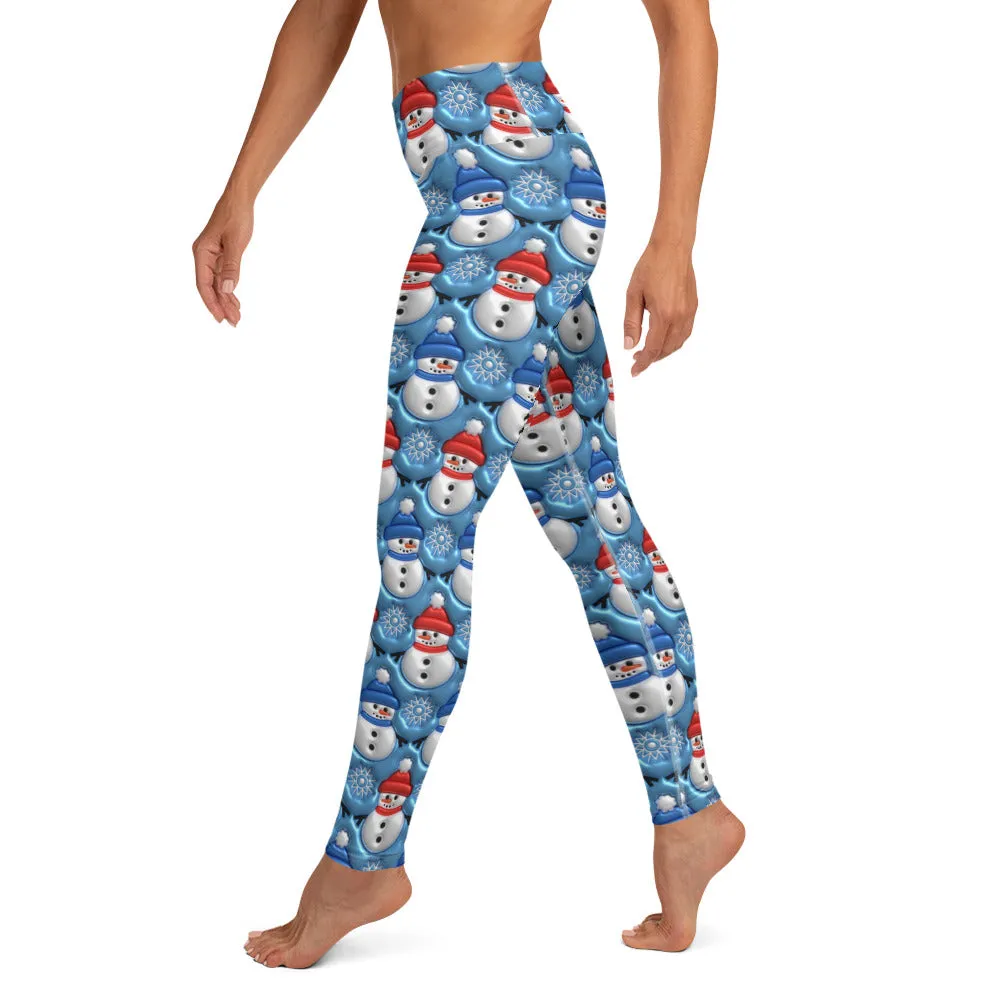 Frosty The Snowman Yoga Leggings