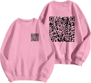 Funny Fu Qr Code Hoodies For Men And Women Stylish Fuck You Qr Code Sweatshirts Unisex Hoodies Hidden Message Clothe