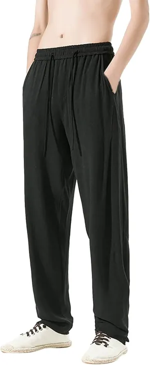 FZVYD Mens Cargo Pants Mens Joggers Cargo Pants Fashion Casual Sweatpants Work Pants Drawstring Loose Trousers with Pockets