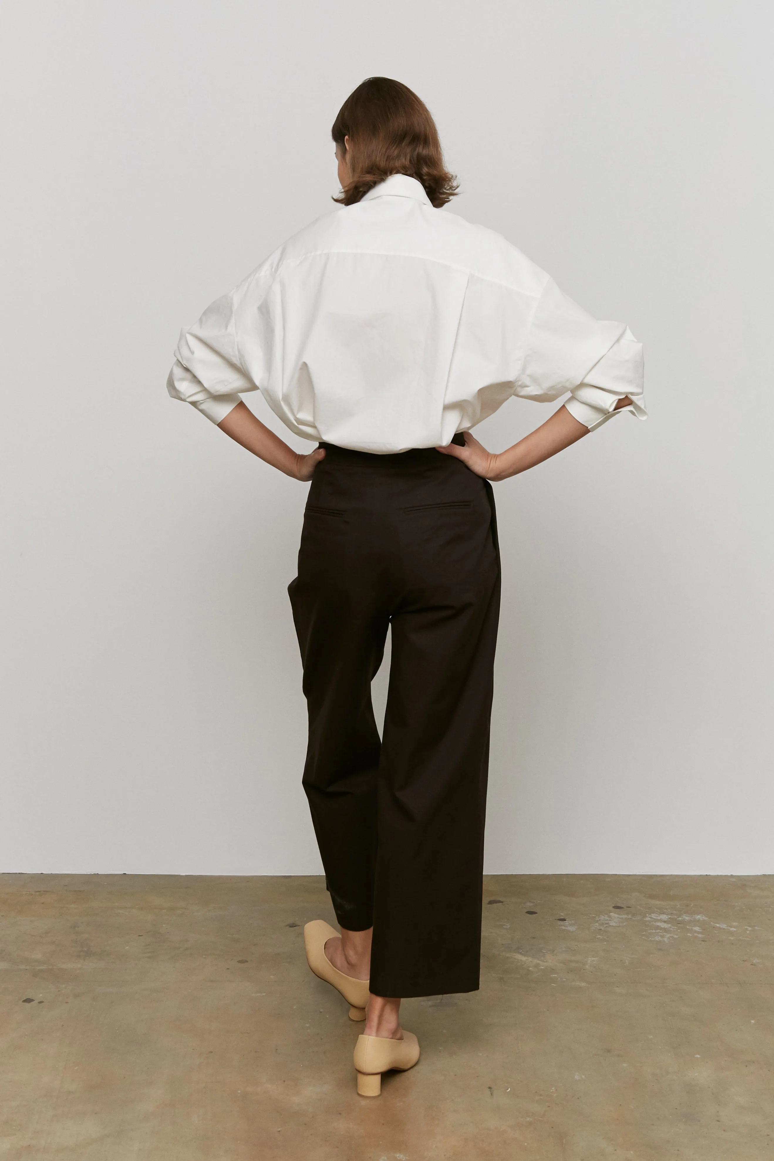 Gallery Trousers -- Organic Cotton Twill