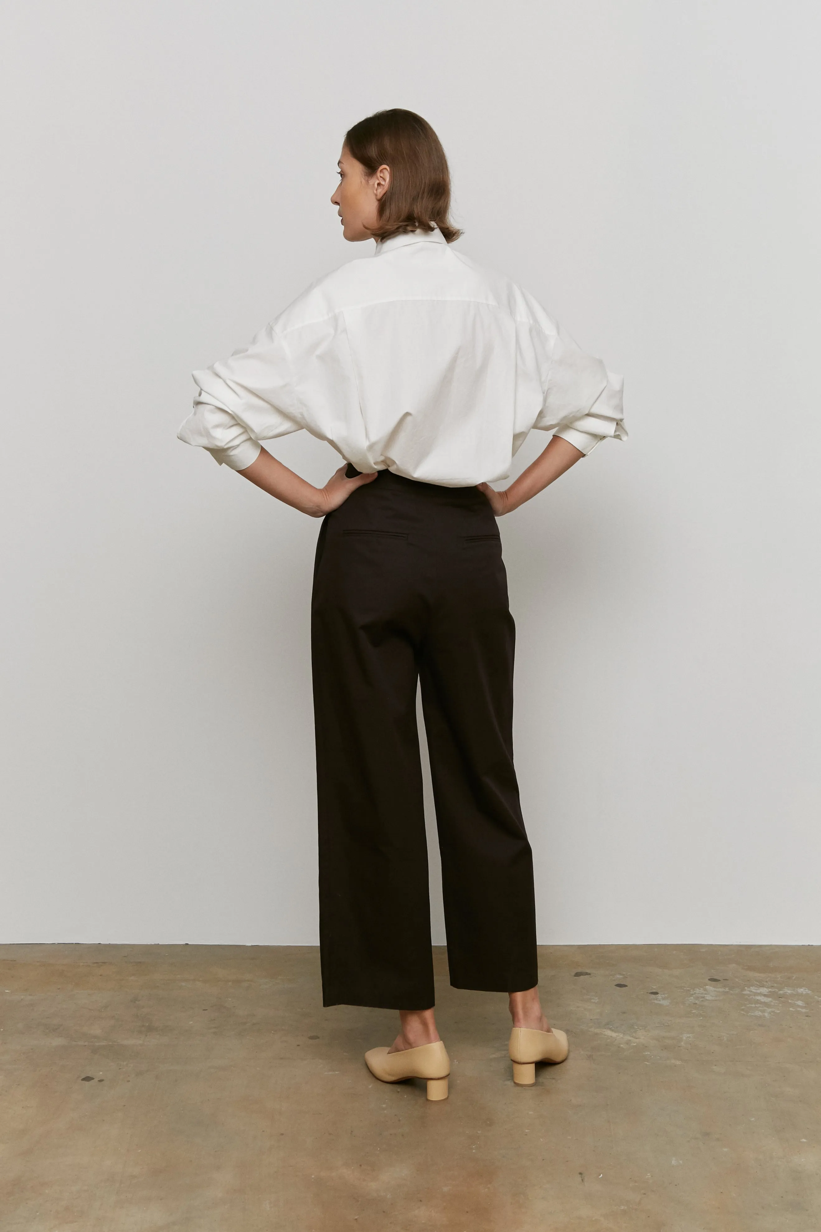Gallery Trousers -- Organic Cotton Twill