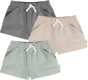Gerber Baby Girls' 3-Pack Knit Shorts