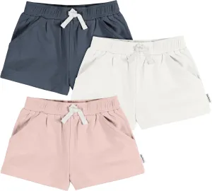 Gerber Baby Girls' 3-Pack Knit Shorts