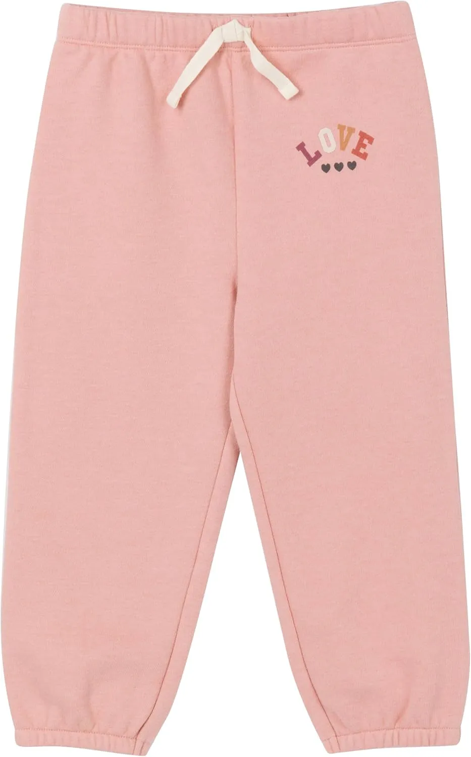 Gerber Baby Girls' Toddler 2-piece Fleece Sweatshirt and Jogger Set