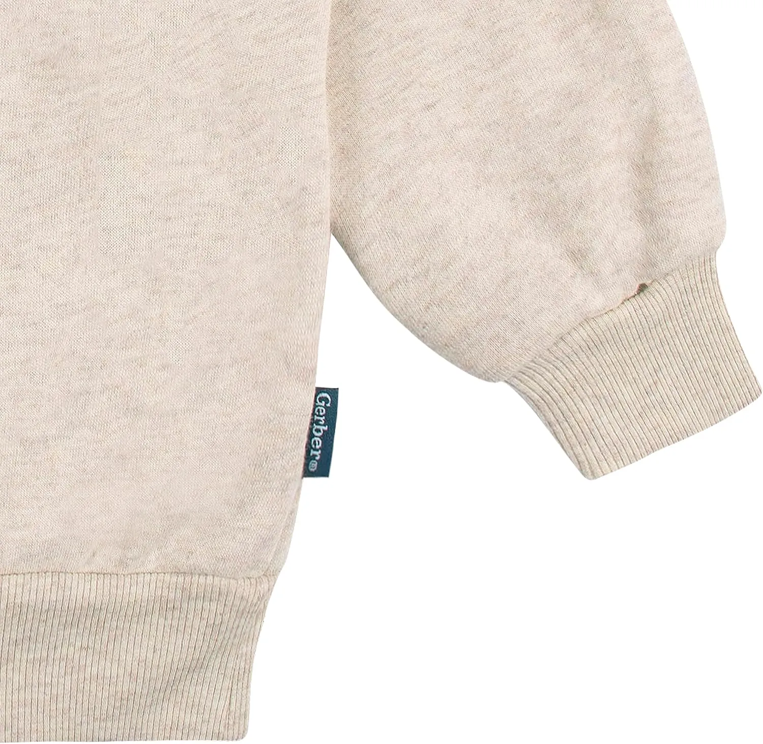 Gerber Baby Girls' Toddler 2-piece Fleece Sweatshirt and Jogger Set