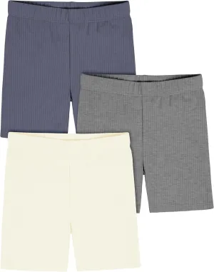 Gerber Baby Girls' Toddler 3-Pack Pull-On Bike Shorts