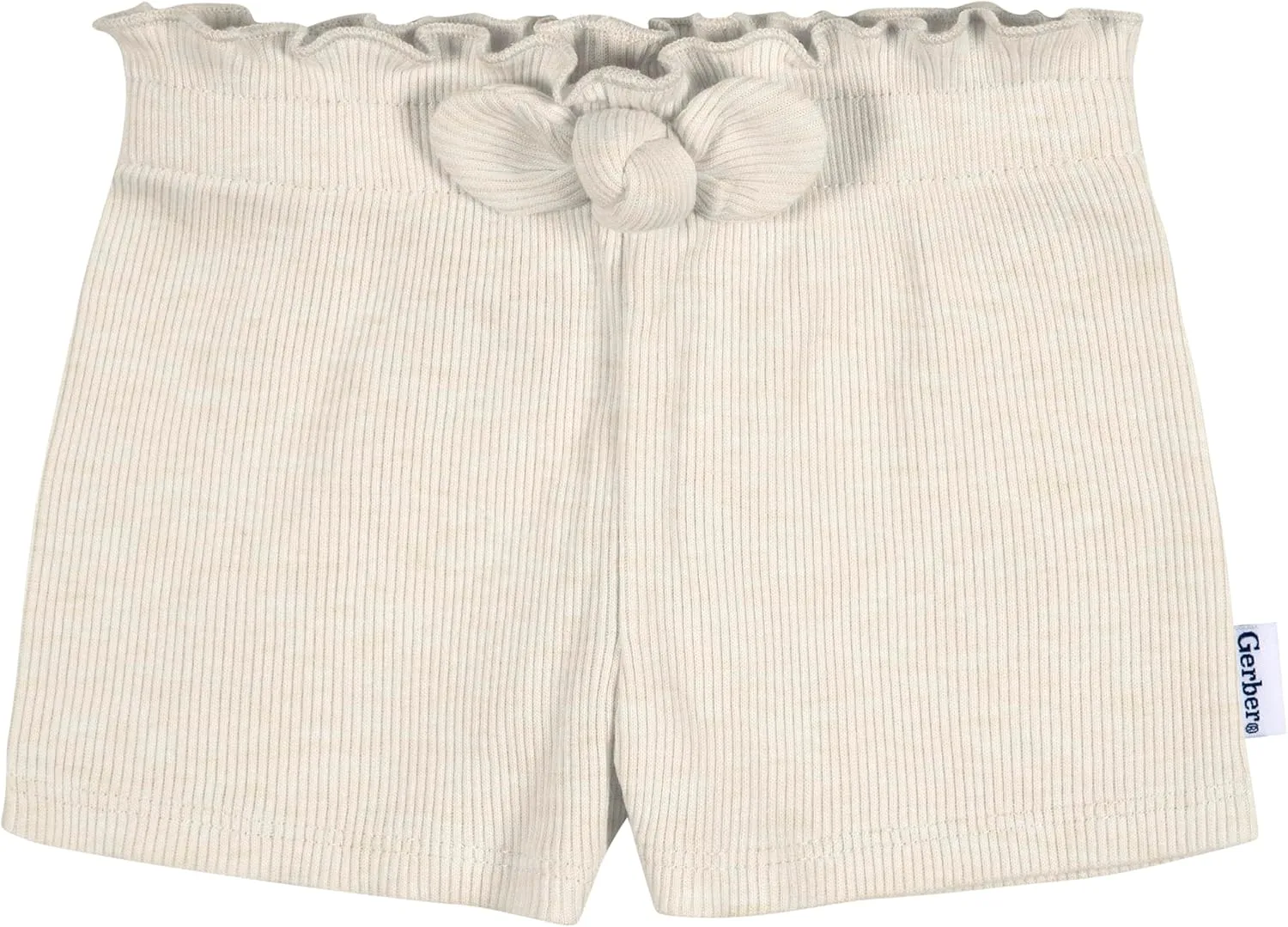 Gerber Baby Girls' Toddler 3-Pack Pull-On Knit Shorts