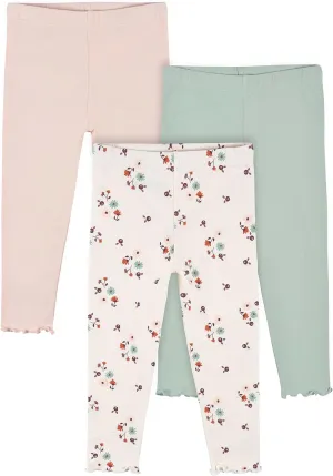 Gerber Baby Girls' Toddler Multi-Pack Premium Leggings
