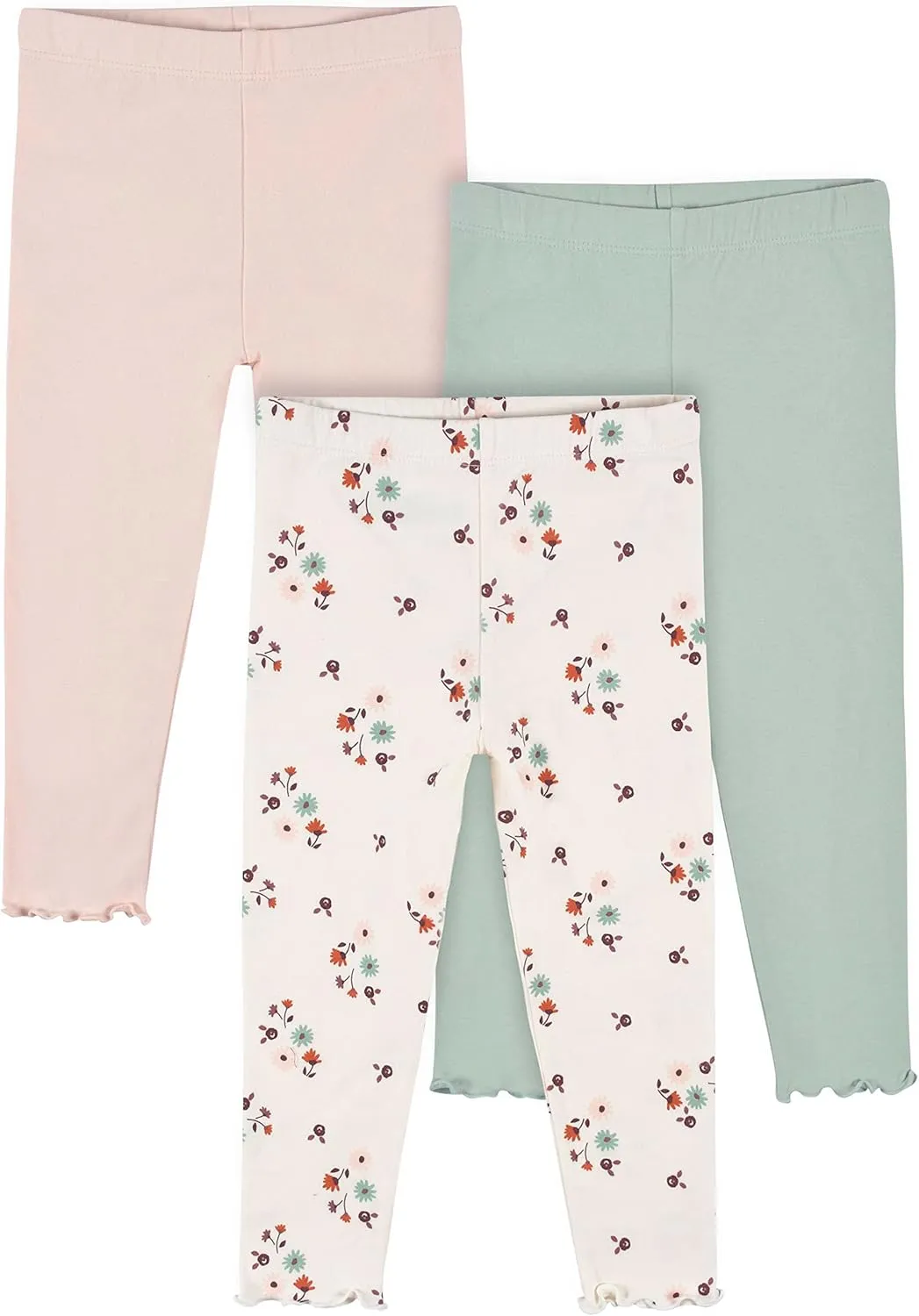 Gerber Baby Girls' Toddler Multi-Pack Premium Leggings