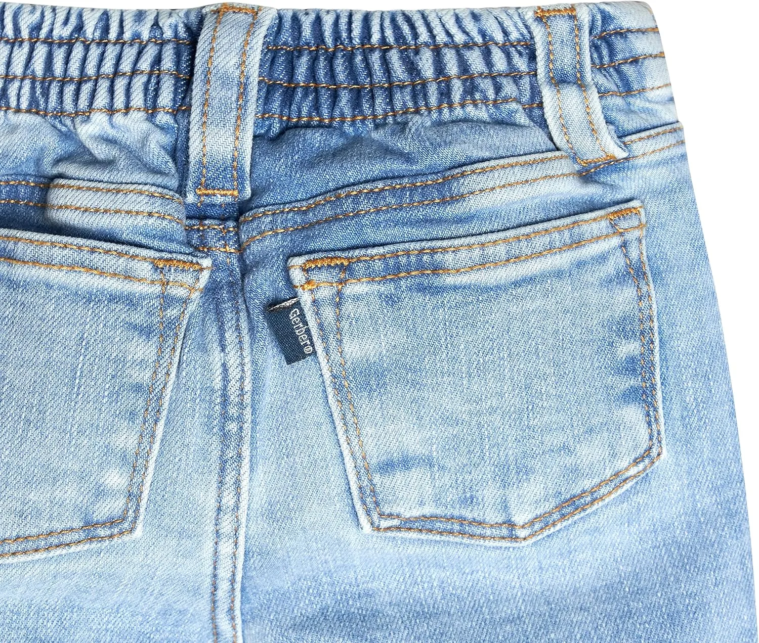 Gerber Baby Toddler Straight Leg Stretch Denim Jeans