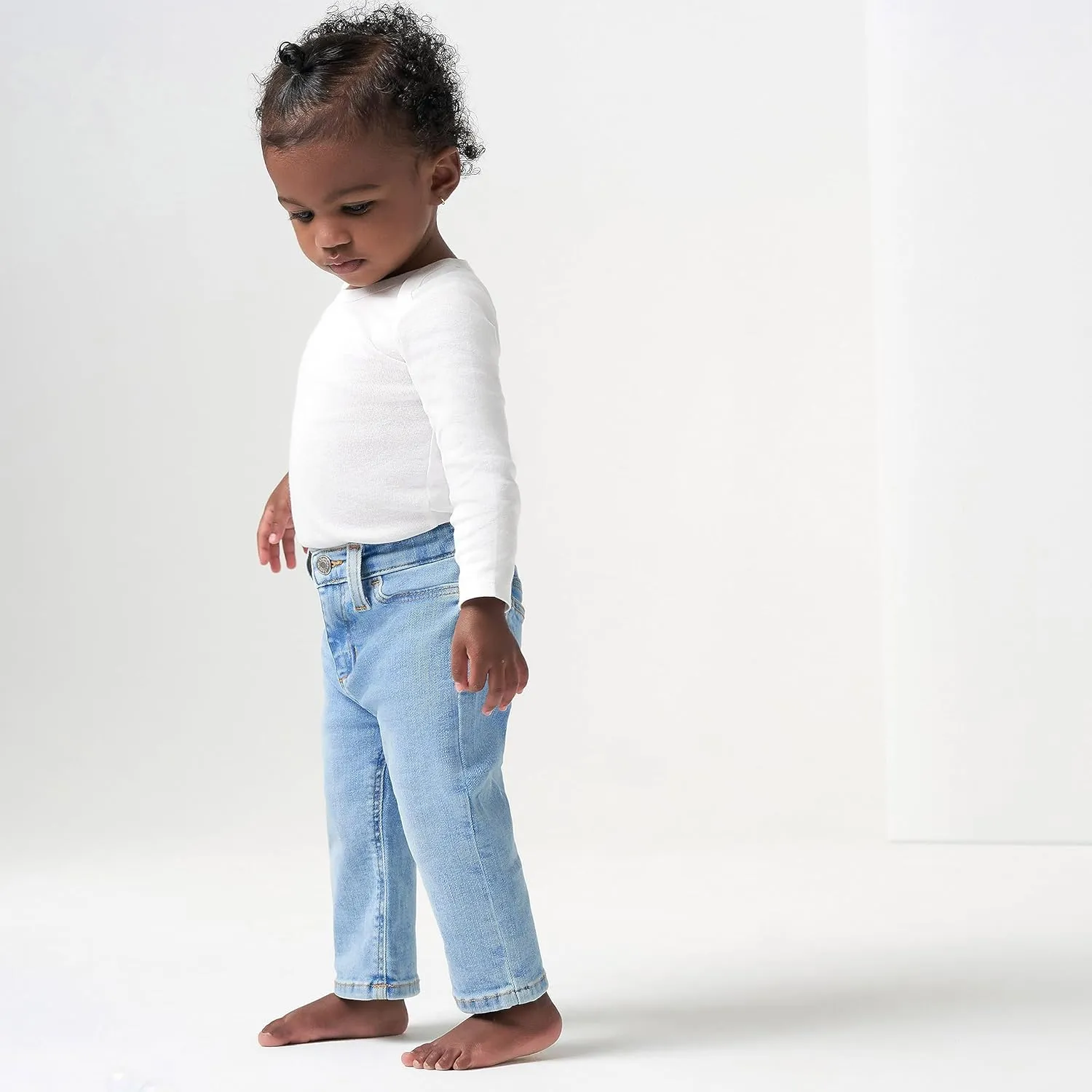 Gerber Baby Toddler Straight Leg Stretch Denim Jeans
