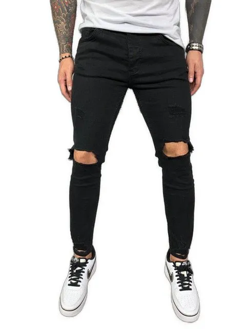 GHGU - Skinny Legs Denim Jeans for Men