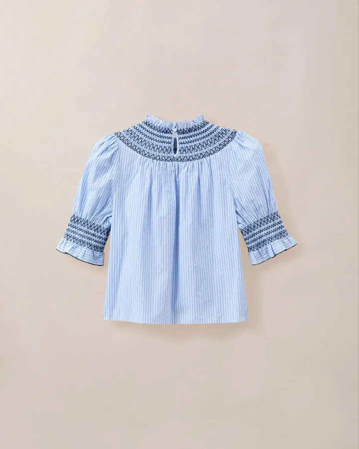 Giana Top | Maya Blue Stripe