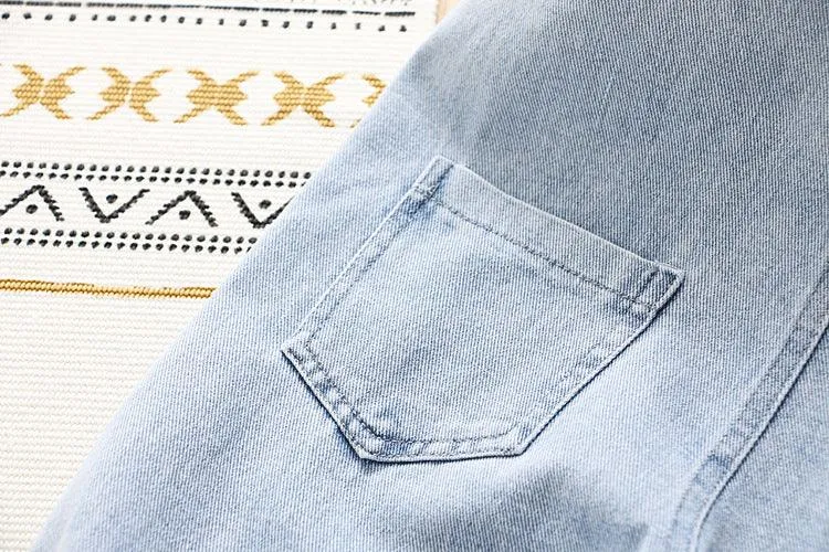 Girls' Denim Overalls Love Jumpsuit