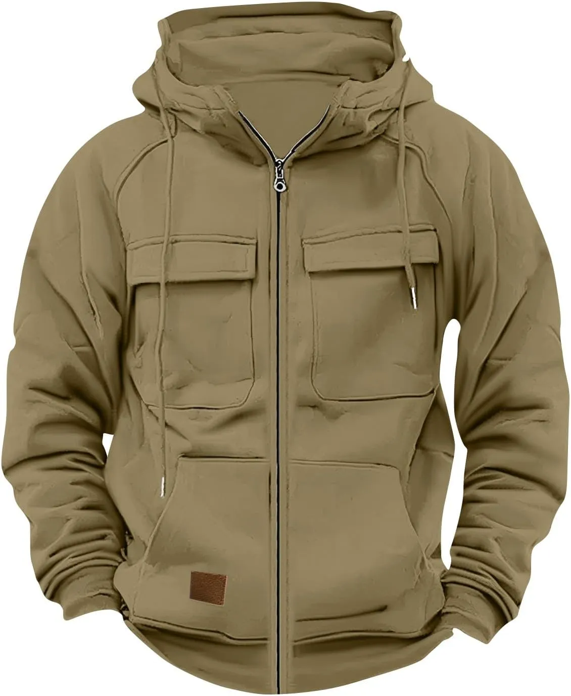 GOFULY Hoodies For Men Vintage Quarter Zip Hoodies Pullover Tall Sweatshirts Long Sleeve Winter Jacket Cargo Sweatshirts