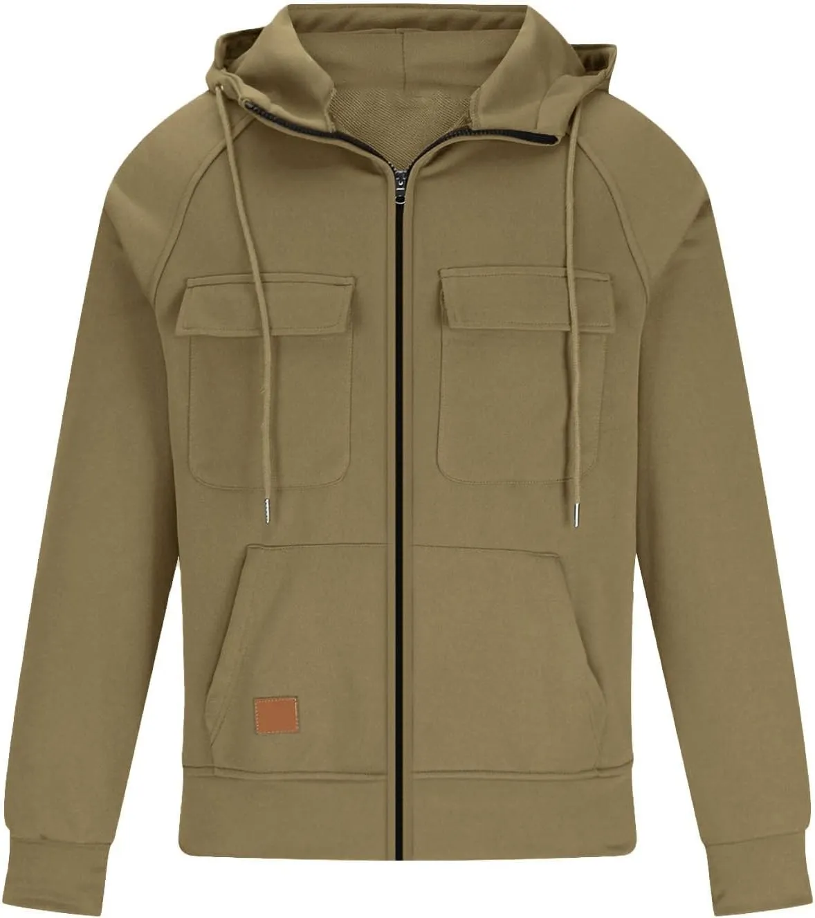 GOFULY Hoodies For Men Vintage Quarter Zip Hoodies Pullover Tall Sweatshirts Long Sleeve Winter Jacket Cargo Sweatshirts