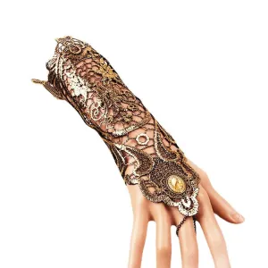 Gothic Glamour Gloves - Add an Edgy Touch to Your Look 03