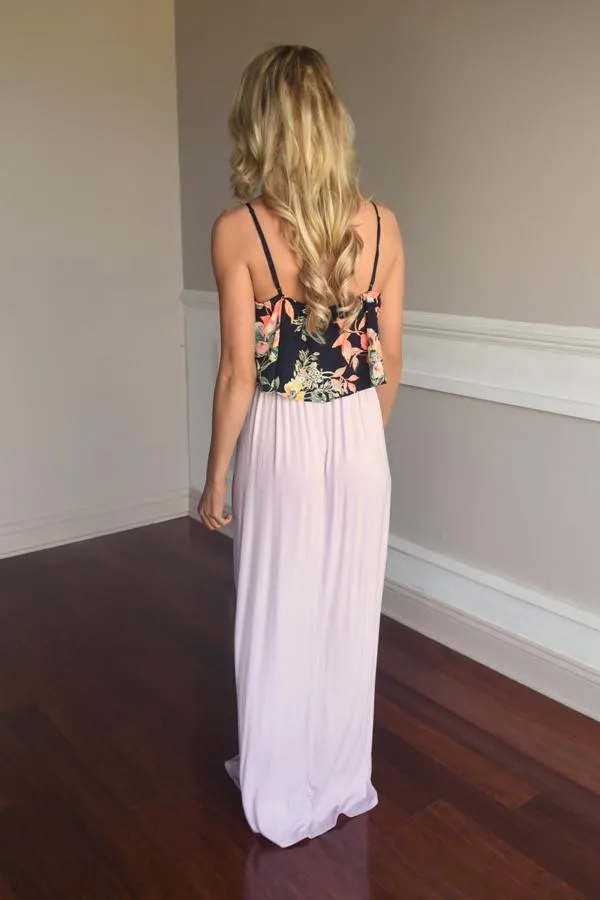 Graceful in Purple Maxi