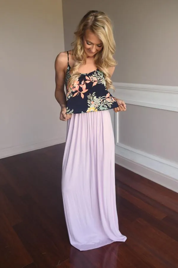 Graceful in Purple Maxi