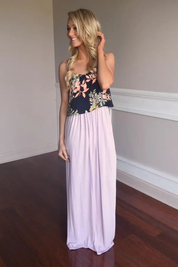 Graceful in Purple Maxi