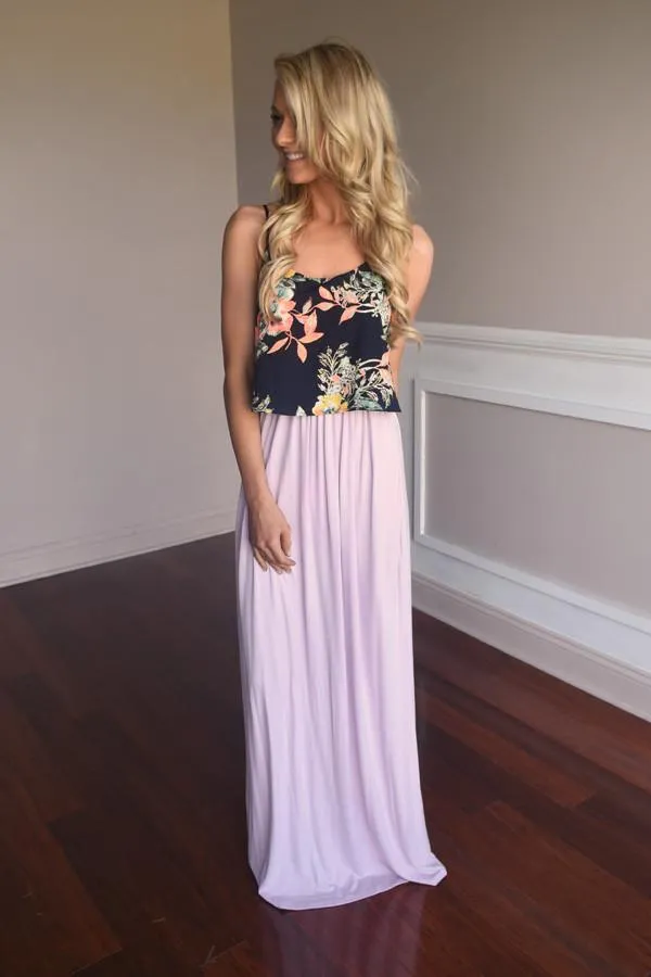 Graceful in Purple Maxi