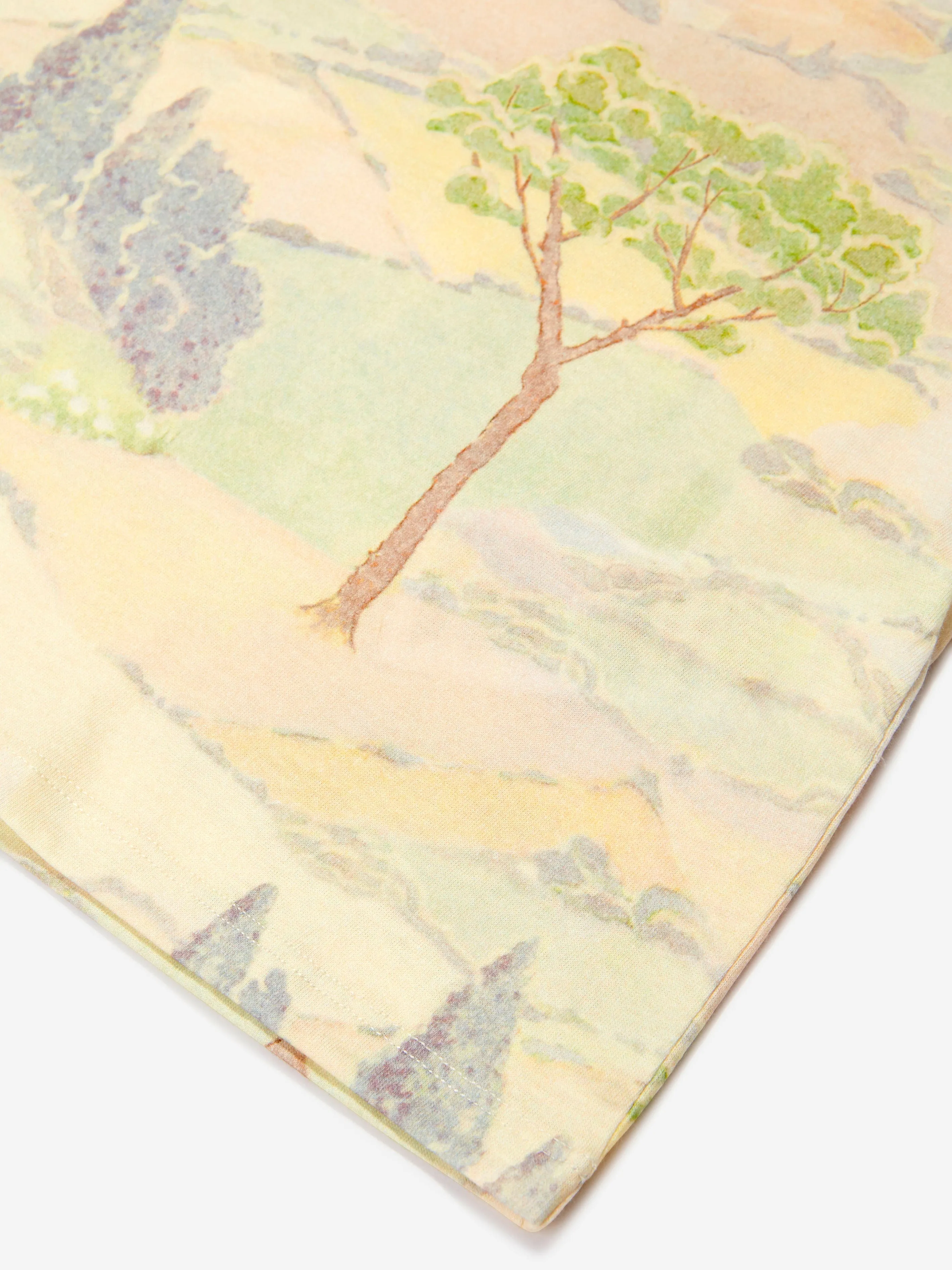 Gucci Boys Landscape Print T-Shirt