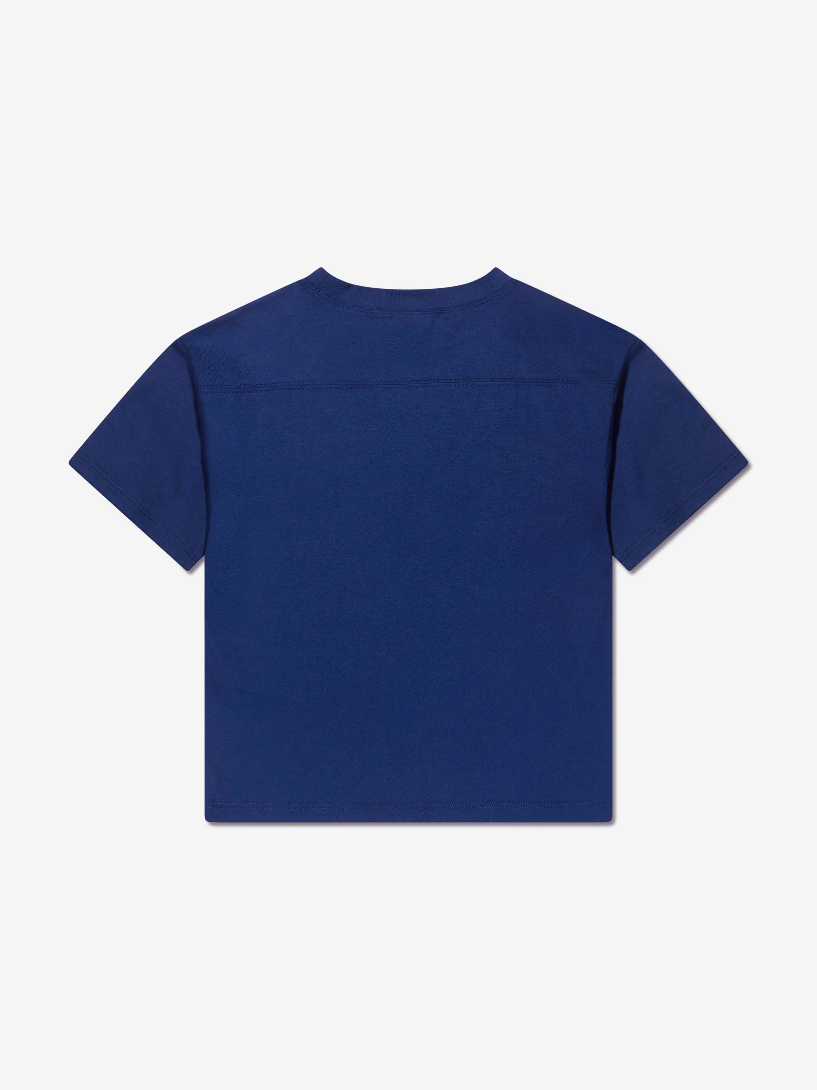 Gucci Boys Lion Logo T-Shirt in Navy