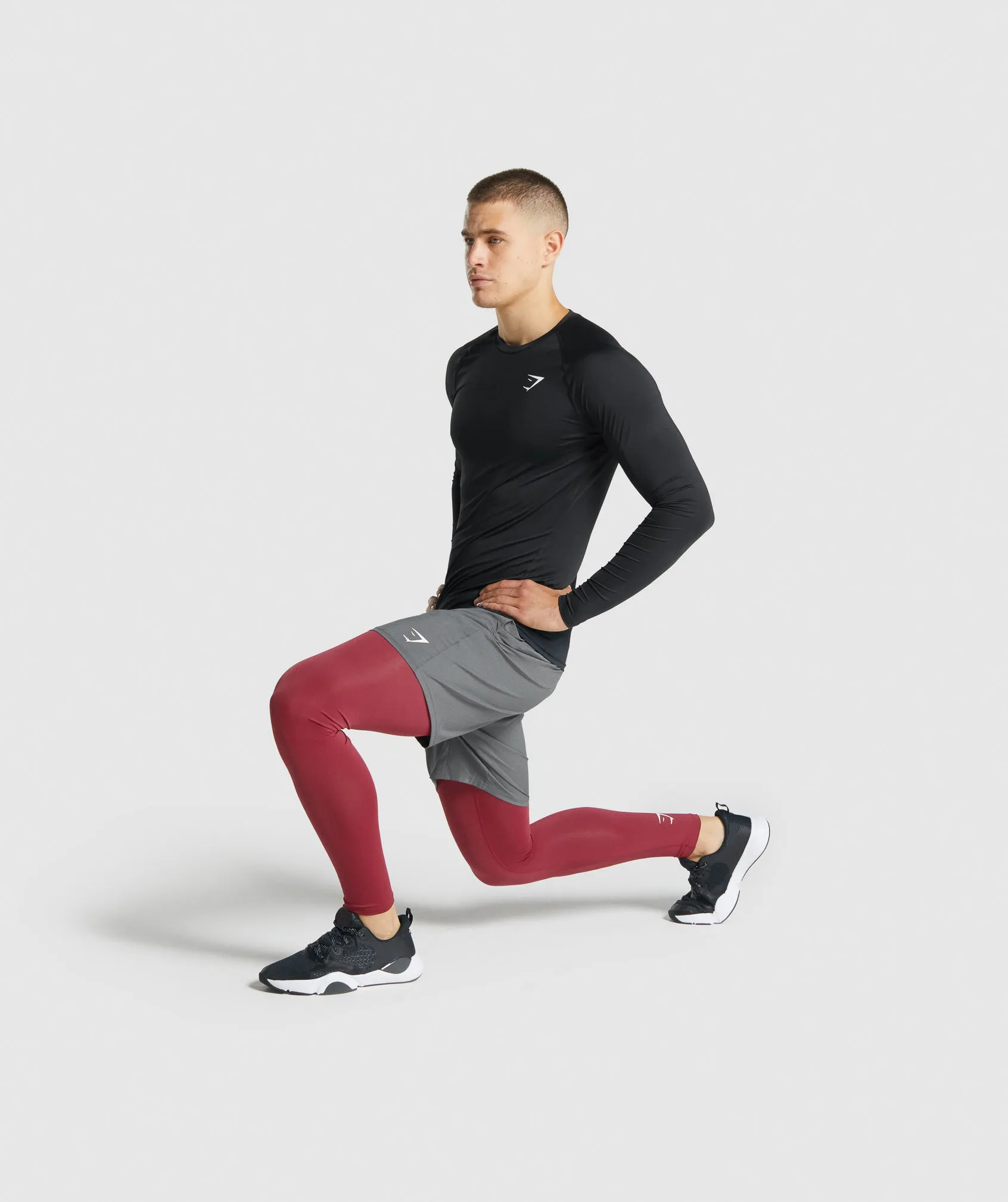 Gymshark Element Baselayer Leggings - Burgundy