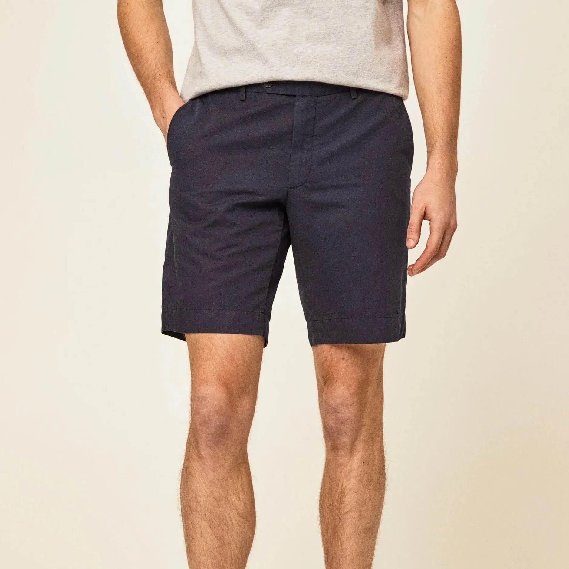 Hackett Slim Texture Shorts Navy